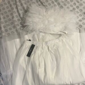 Lulu's White Tulle Dress